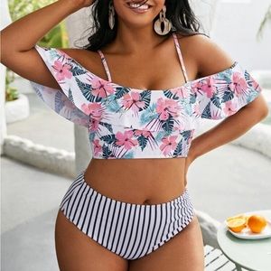 NEW plus bikini bathing swim suit. 4XL.